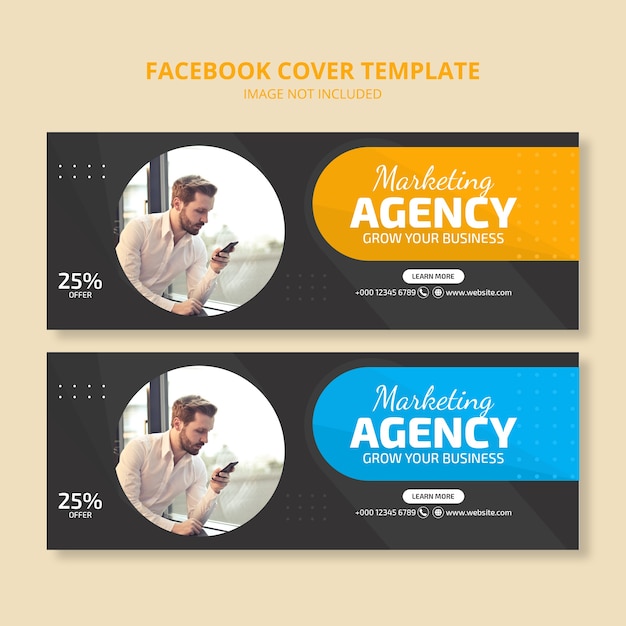 Marketing agency social media cover banner