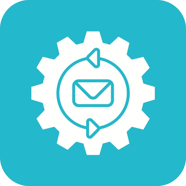 Marketing Automation icoon vector afbeelding Kan worden gebruikt voor digitale marketing