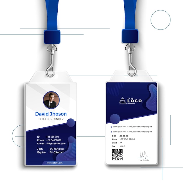 Marketing business id card