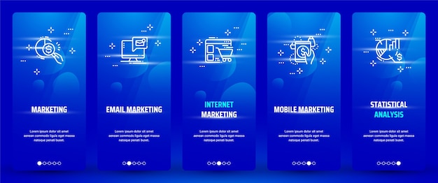 Marketing cards