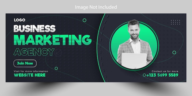 Marketing cover template design