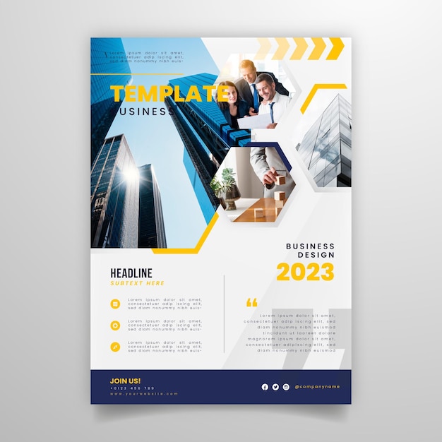 Marketing flyer voor bedrijven