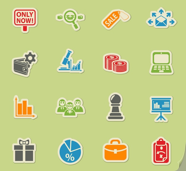 Vector marketing icon set