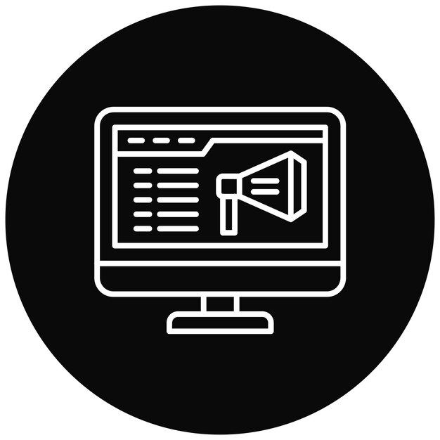 マーケティングアイコンのベクトル画像は,スタートアップに使用できます