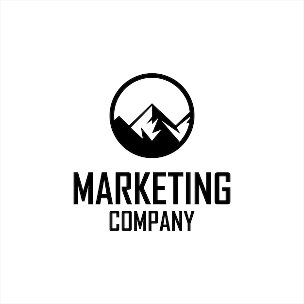 Маркетинговый шаблон дизайна логотипа