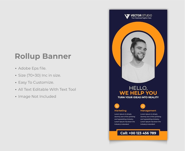 Marketing Service Rollup Banner