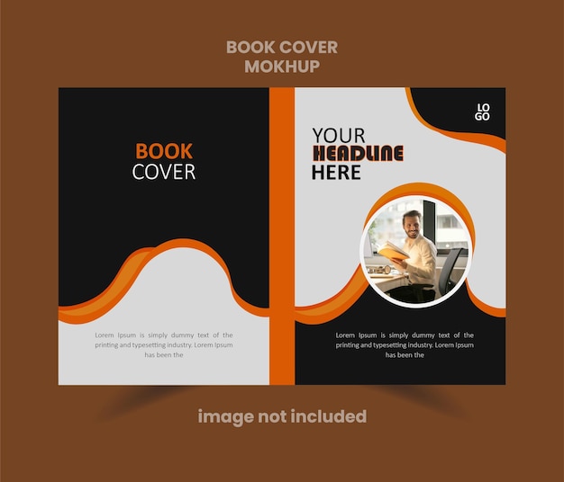 Marketing social media presentation and modern book cover design template illustrator