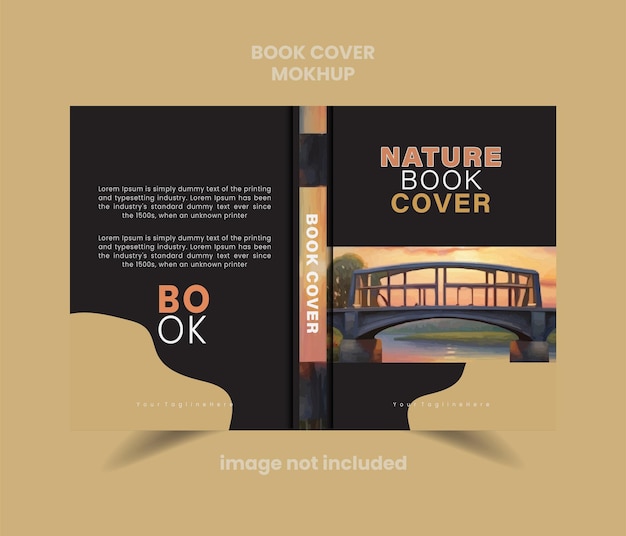 Vector marketing social media presentation and modern book cover design template illustrator