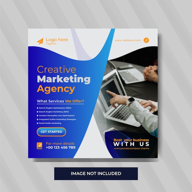 Marketing solution template for web