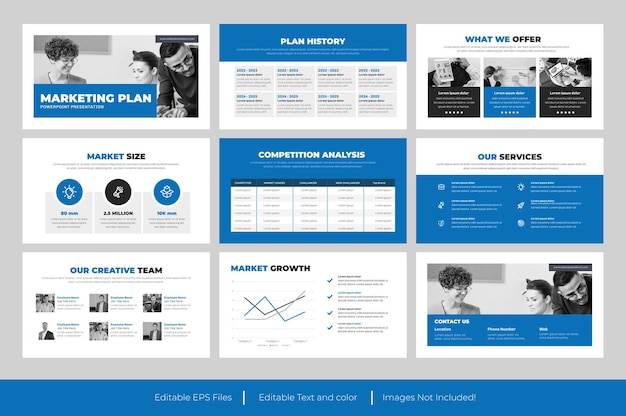 Marketingplan powerpoint-presentatie