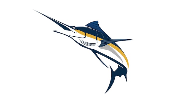 Vector marling fish vector marlin fishing logo