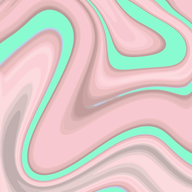 Vector marmeren effect golvende abstracte achtergrond multishades