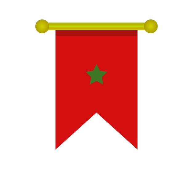 Vector marokko vlag