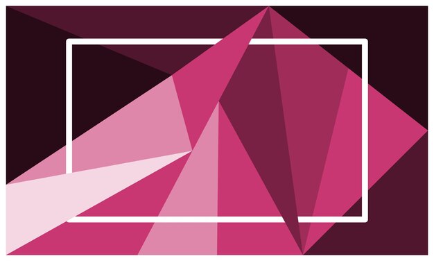 Maroon veelhoekige achtergrond met lege ruimte voor behangbannerreclame