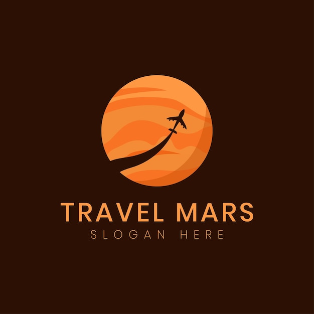 Mars mission logo design