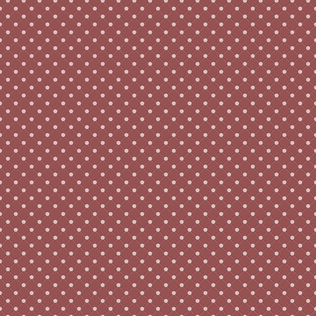 Marsala Polka Dot Seamless Pattern Vector Background