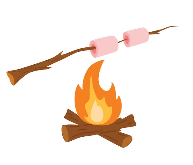 Vector marshmallowfire