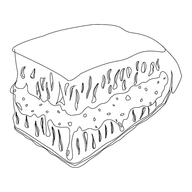 Vector martabak coloring pages