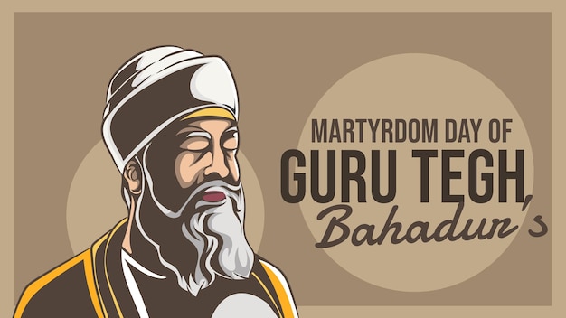 Martelaarschap van Guru Tegh Bahadur vector