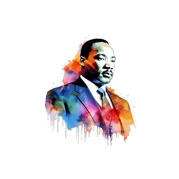 Vector martin luther king jr dag vectorillustratie