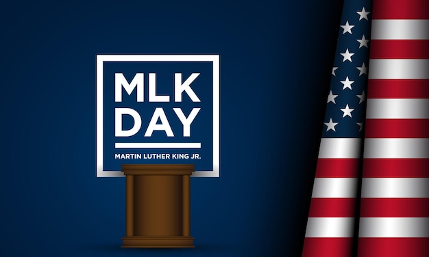 Martin Luther King Jr Day Background Design