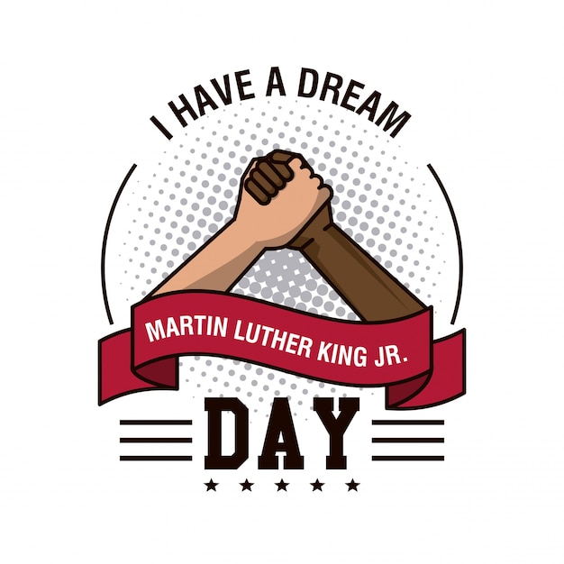 Martin luther king JR day icon