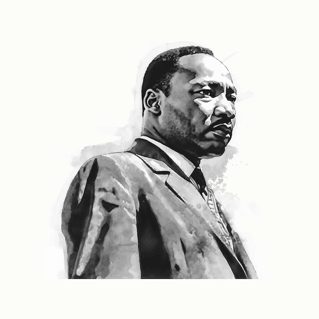 Vector martin luther king jr day vector illustration