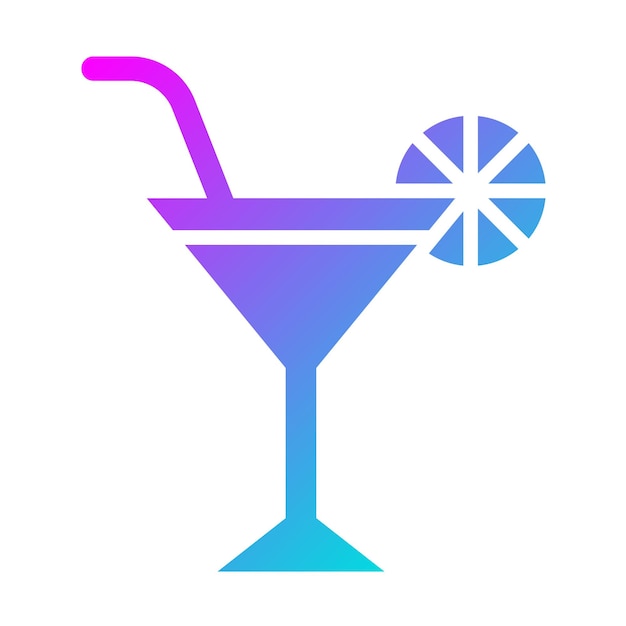 Martini Vector Icon Design Illustration