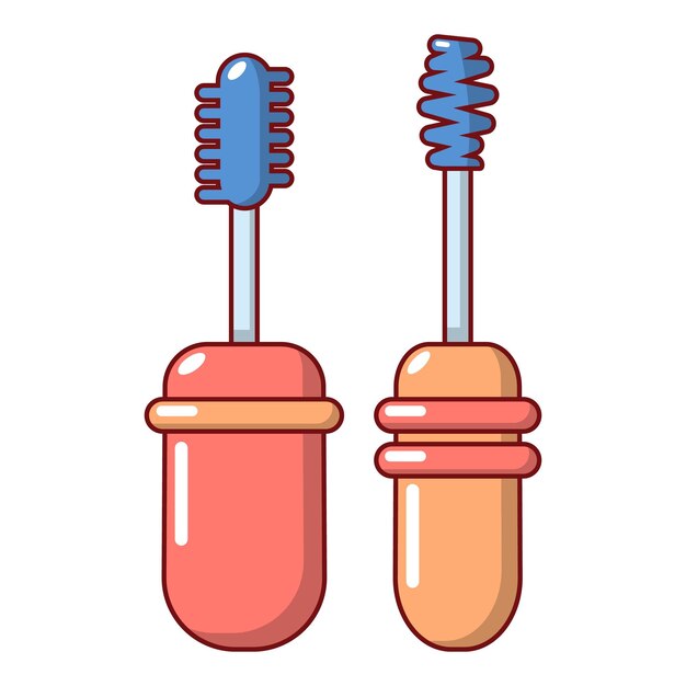 Вектор Иконка кисти для туши карикатурная иллюстрация векторной иконки кисти для туши для паутины