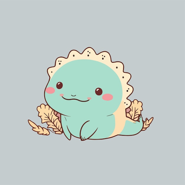 Mascot for axolotl an aquatic animal a small sea creature with a flat cartoon design