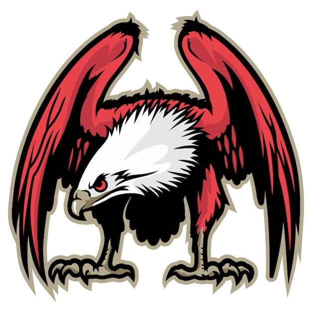 Mascotte di aquila calva