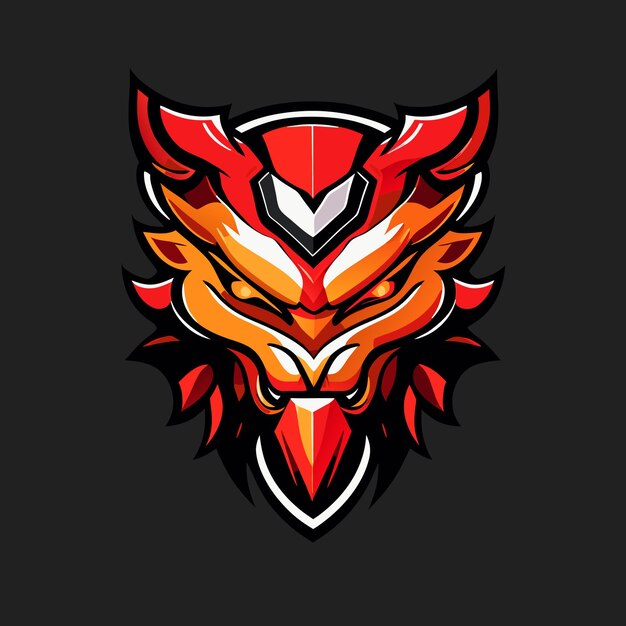 Mascot gaming logo template for esports streamer