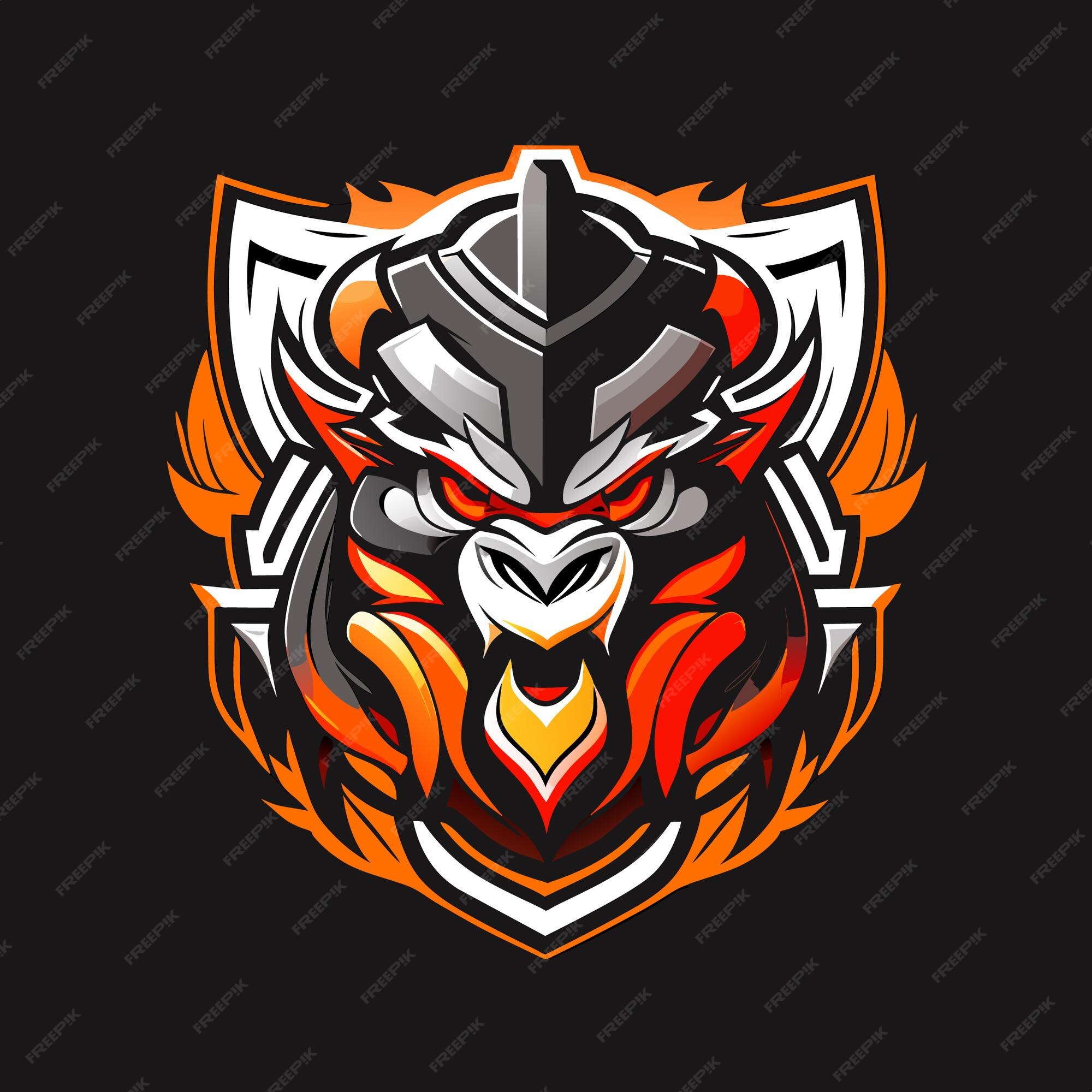 Premium Vector  Mascot gaming logo template for esports streamer