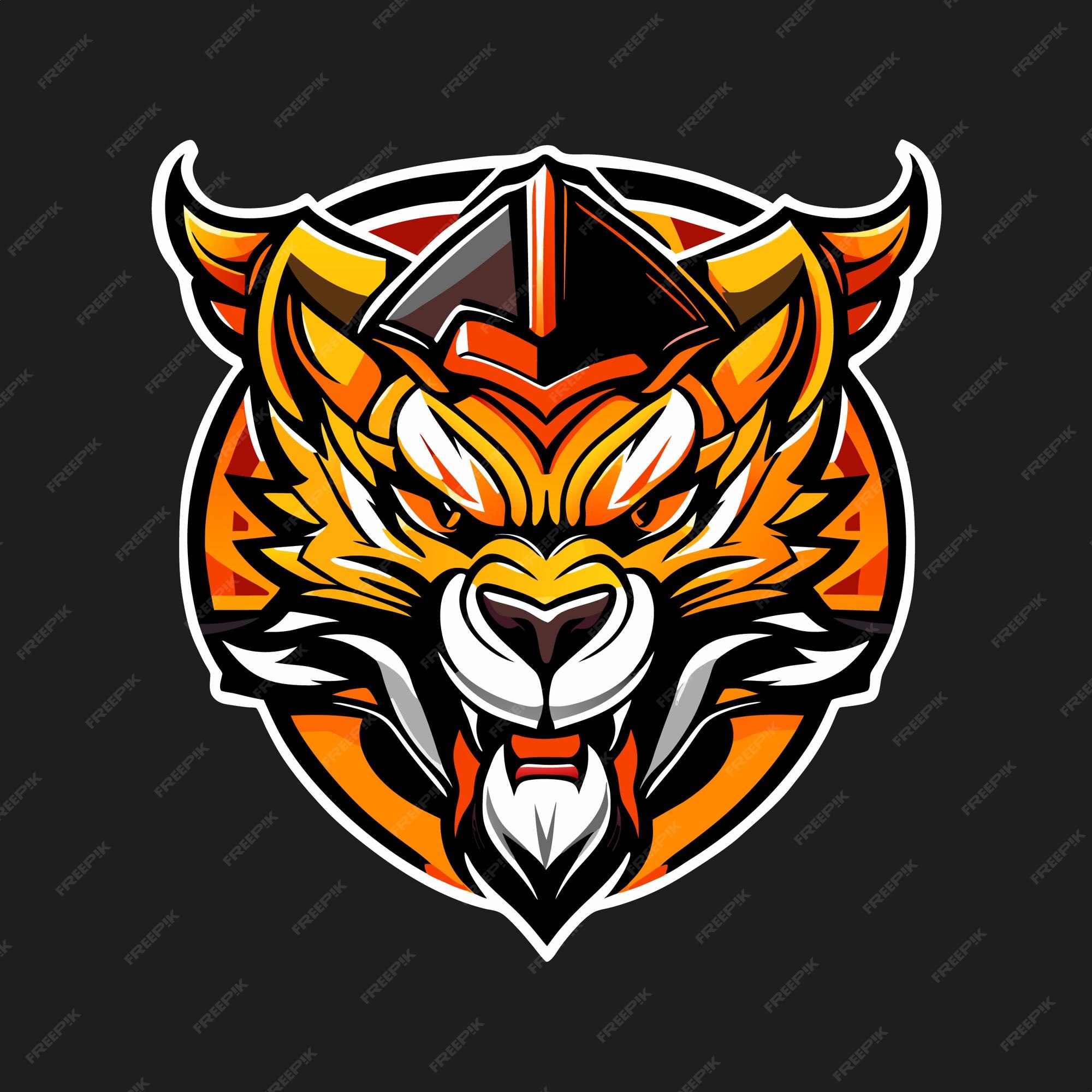 Premium Vector  Mascot gaming logo template for esports streamer