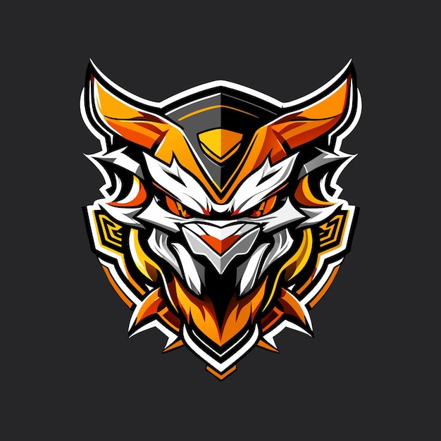 Mascot gaming logo template for esports streamer