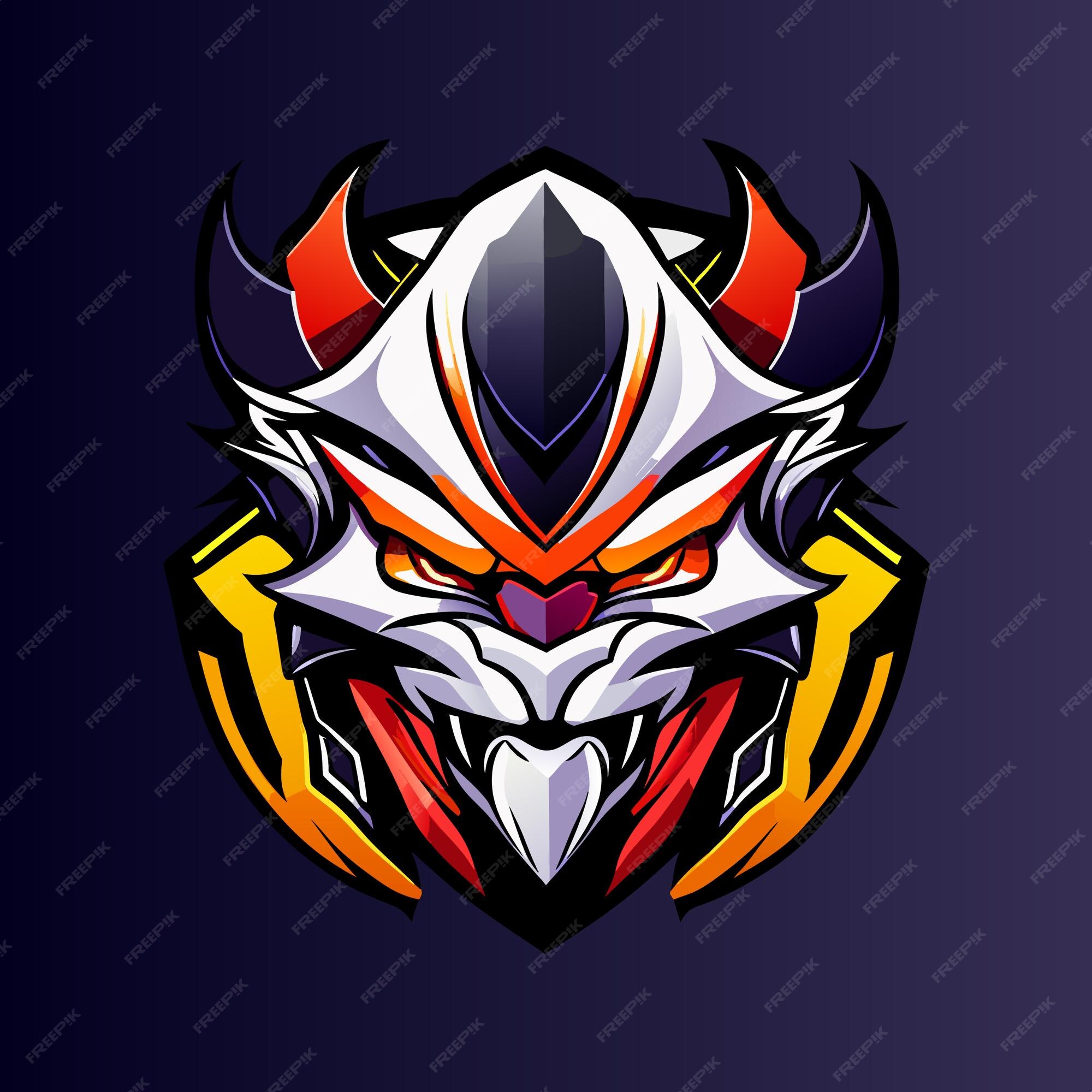 Gamer, Mascot logo, Sticker design 674733 Vector Art at Vecteezy