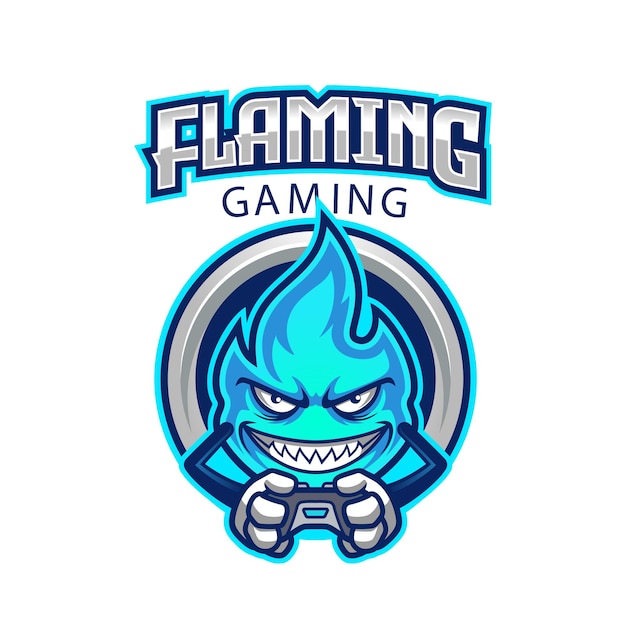 Vector mascot gaming logo