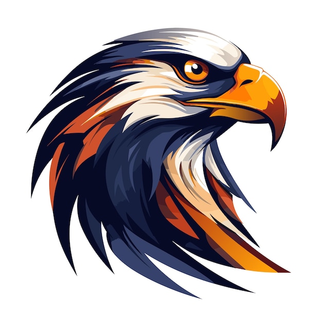 Mascot Head of an Eagle vector illustration