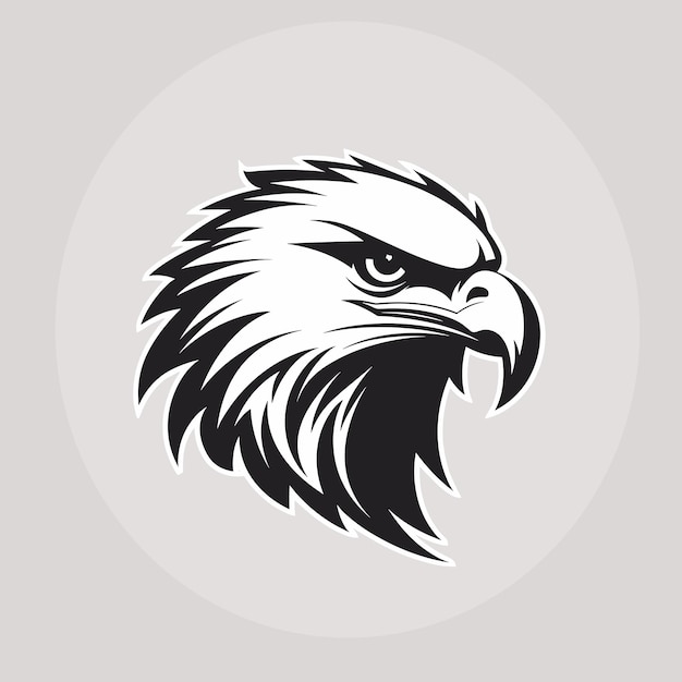 Mascot Head of an Eagle vector illustration