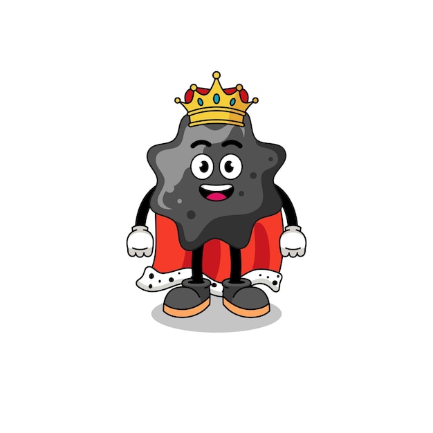 Mascot Illustration of ink king