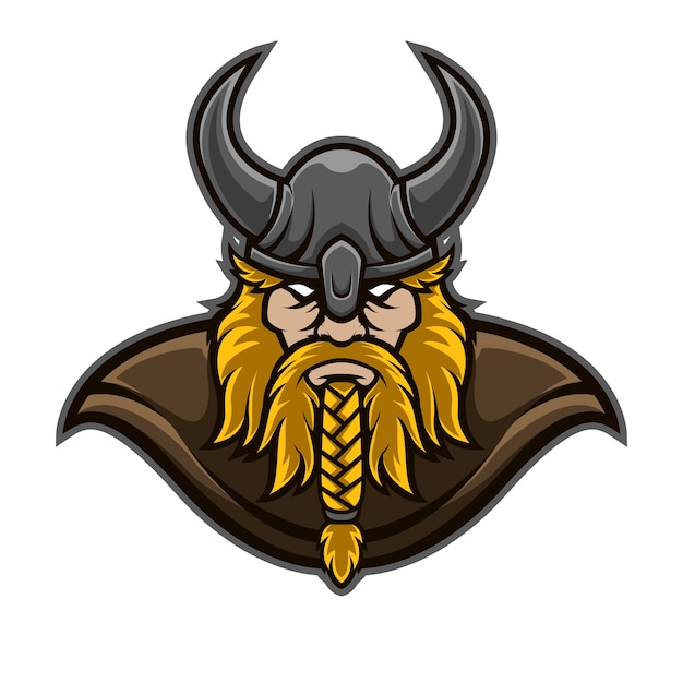 Mascot logo viking