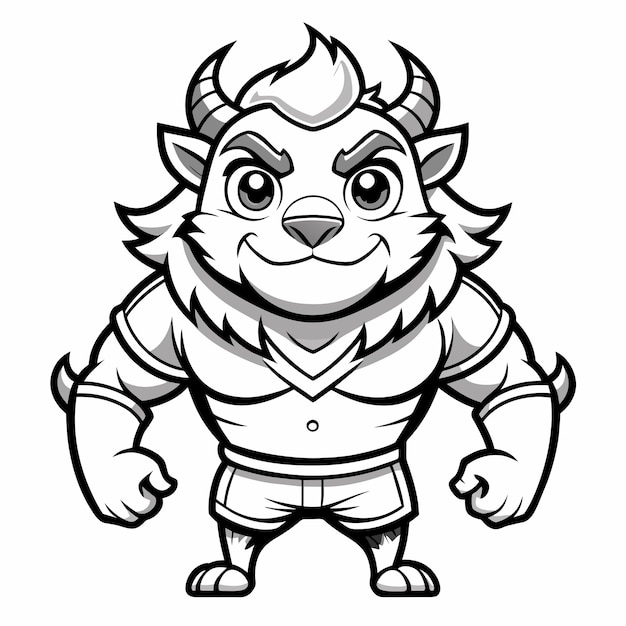 Mascot Unique Vector Design 07