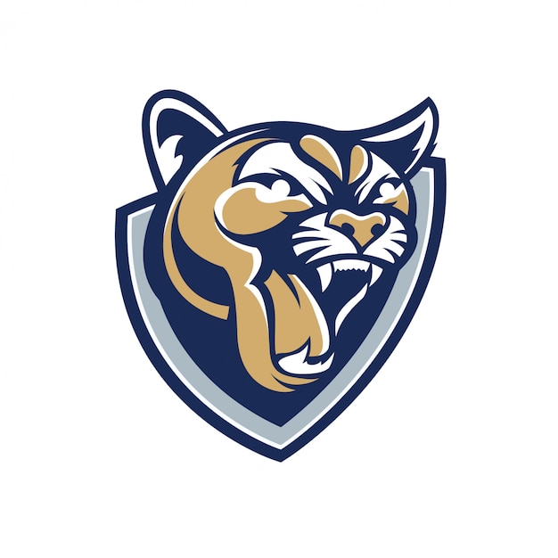 Mascotte van cougar-logo