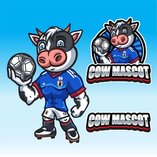 Vector mascotte van de koe