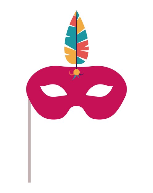 маска пера карнавал фестиваль