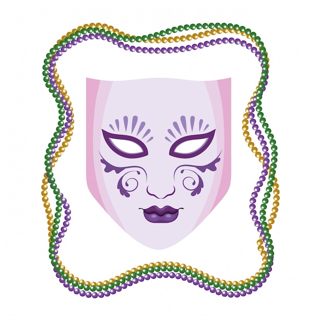 Vector mask with beads