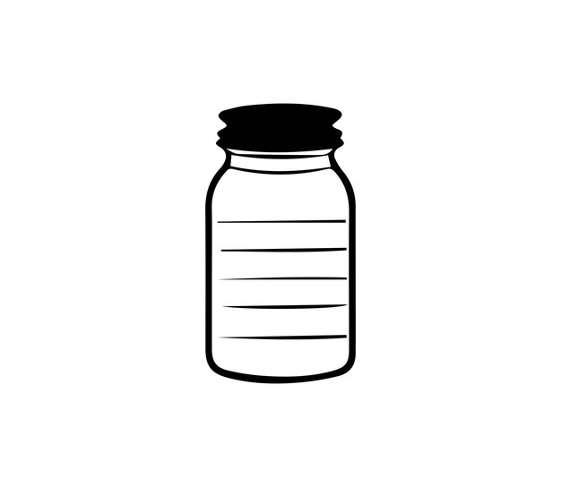 Mason jar icon vector illustration