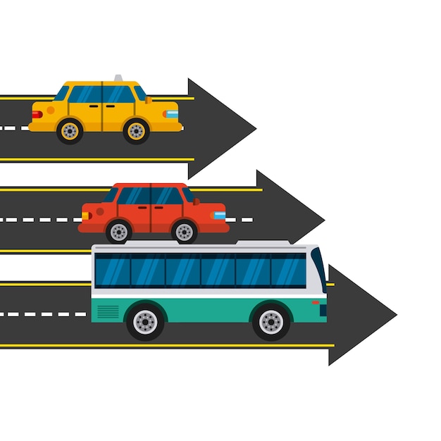 Mass transport design, vector illustration eps10 graphic