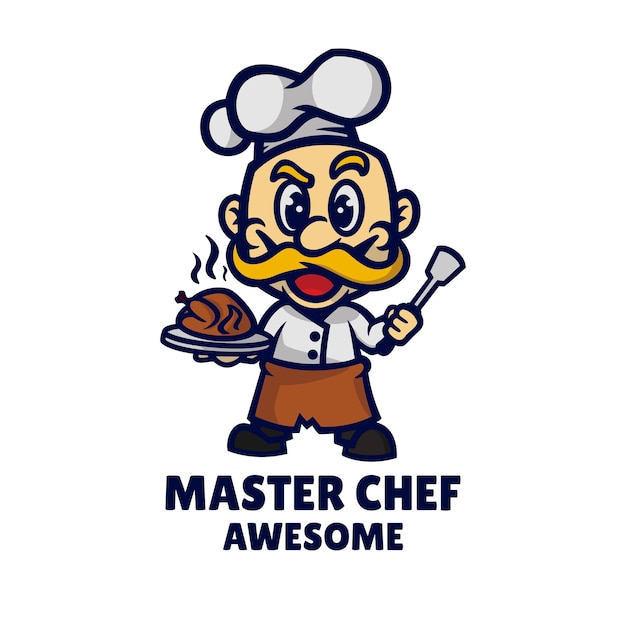 Vector master chef logo