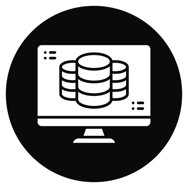 Master data icon vector afbeelding Kan worden gebruikt voor verzending